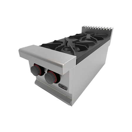 Parrilla 2 Quemadores a Gas CG-20 - Mobiliario Restaurantero